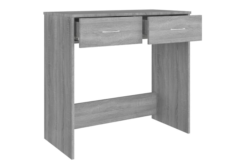 beBasic Skrivbord grå sonoma 80x40x75 cm konstruerat trä - Grey - Möbler - Bord & matgrupper - Kontorsbord - Skrivbord