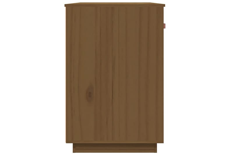 beBasic Skrivbord honungsbrun 95x50x75 cm massiv furu - Brown - Möbler - Bord & matgrupper - Kontorsbord - Skrivbord