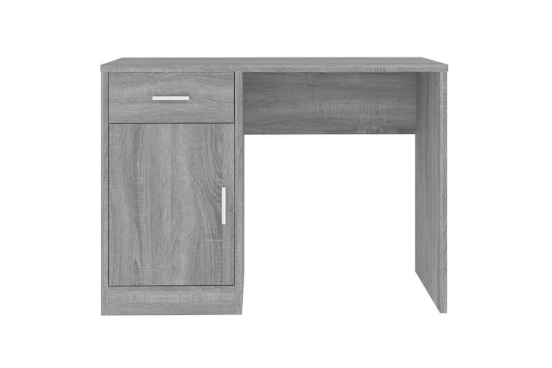 beBasic Skrivbord lådor & skåp grå sonoma 100x40x73cm konstruerat trä - Grey - Möbler - Bord & matgrupper - Kontorsbord - Skrivbord