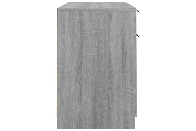 beBasic Skrivbord med hurts Grå Sonoma konstruerat trä - Grey - Möbler - Bord & matgrupper - Kontorsbord - Skrivbord