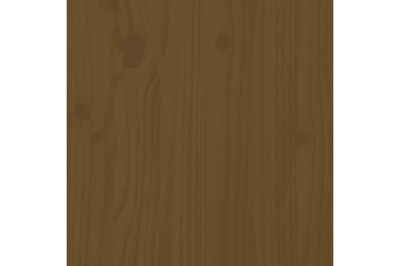 beBasic Skrivbord med skåp Honungsbrunt 135x50x75 cm massiv furu - Brown - Möbler - Bord & matgrupper - Kontorsbord - Skrivbord
