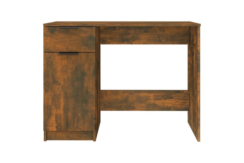 beBasic Skrivbord rökfärgad ek 100x50x75 cm konstruerat trä - Brown - Möbler - Bord & matgrupper - Kontorsbord - Skrivbord