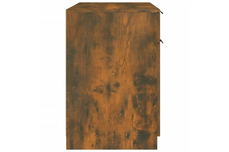 beBasic Skrivbord rökfärgad ek 100x50x75 cm konstruerat trä - Brown - Möbler - Bord & matgrupper - Kontorsbord - Skrivbord