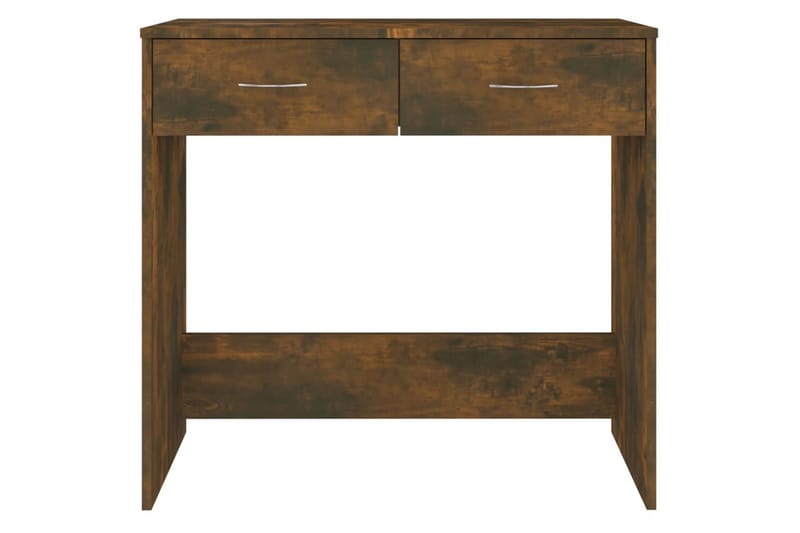 beBasic Skrivbord rökfärgad ek 80x40x75 cm konstruerat trä - Brown - Möbler - Bord & matgrupper - Kontorsbord - Skrivbord