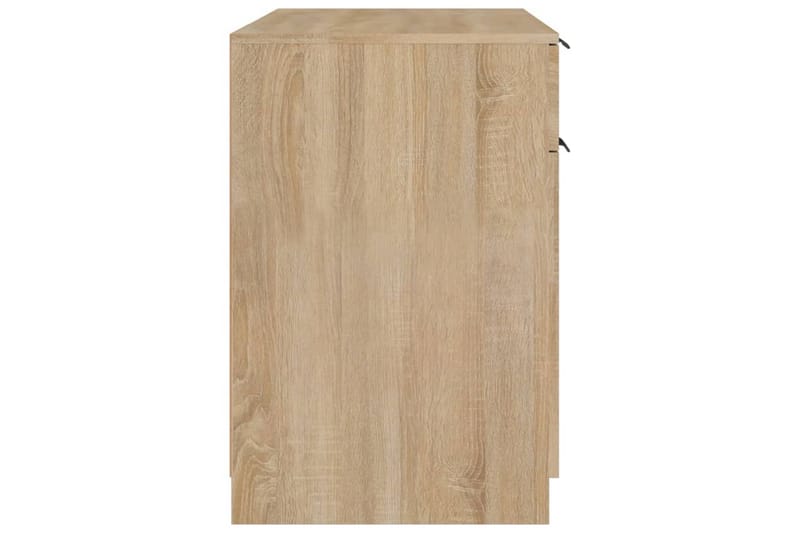 beBasic Skrivbord sonoma-ek 100x50x75 cm konstruerat trä - Brown - Möbler - Bord & matgrupper - Kontorsbord - Skrivbord