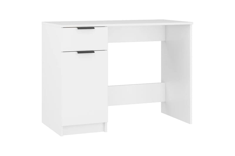 beBasic Skrivbord vit 100x50x75 cm konstruerat trä - White - Möbler - Bord & matgrupper - Kontorsbord - Skrivbord