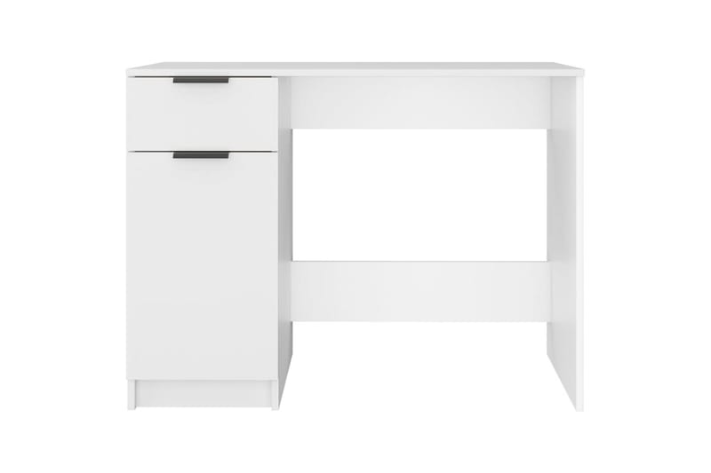 beBasic Skrivbord vit 100x50x75 cm konstruerat trä - White - Möbler - Bord & matgrupper - Kontorsbord - Skrivbord