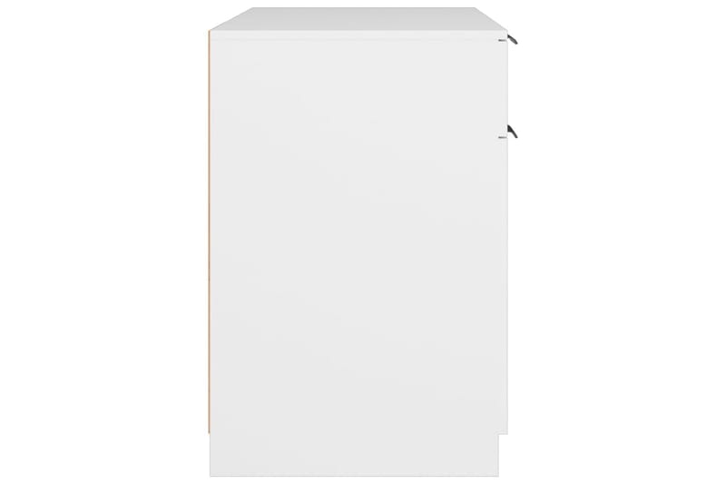 beBasic Skrivbord vit 100x50x75 cm konstruerat trä - White - Möbler - Bord & matgrupper - Kontorsbord - Skrivbord