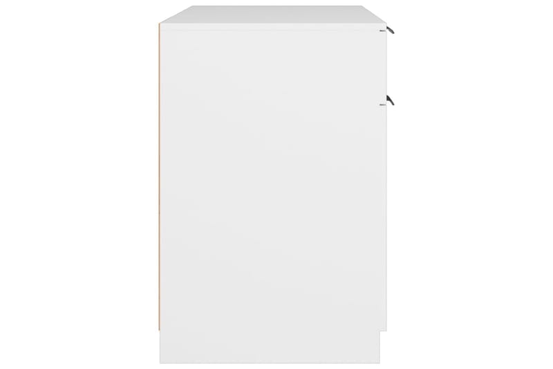 beBasic Skrivbord vit 100x50x75 cm konstruerat trä - White - Skrivbord