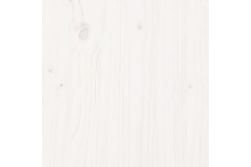 beBasic Skrivbord vit 110x53x117 cm massiv furu - White - Möbler - Bord & matgrupper - Kontorsbord - Skrivbord