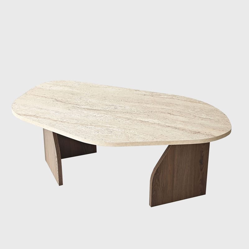 Berriaren Skrivbord 100x35x60 cm - Travertine Walnut - Möbler - Bord & matgrupper - Kontorsbord - Skrivbord