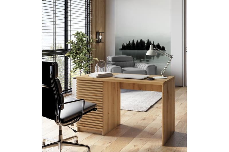 Bisett Skrivbord 120x60 cm - Brun - Möbler - Bord & matgrupper - Kontorsbord - Skrivbord
