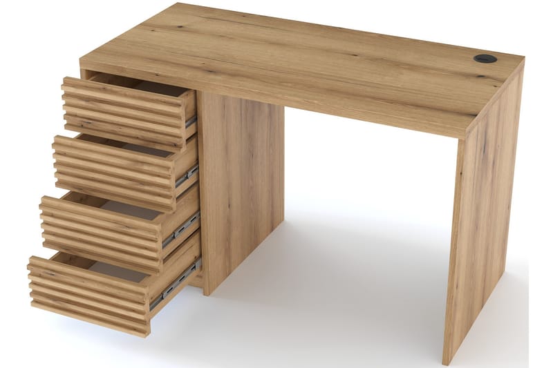 Bisett Skrivbord 120x60 cm - Brun - Möbler - Bord & matgrupper - Kontorsbord - Skrivbord