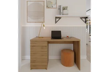 Bisett Skrivbord 140x60 cm - Brun - Möbler - Bord & matgrupper - Kontorsbord - Skrivbord