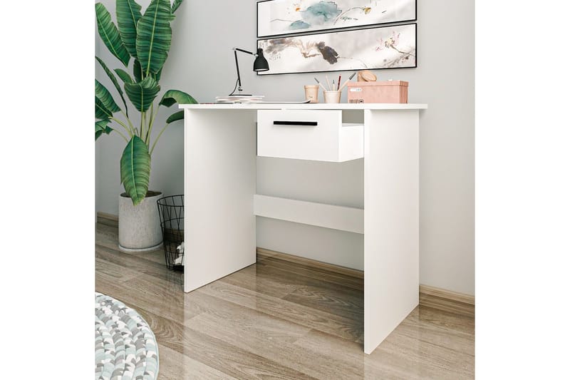 Bralis Skrivbord 45x90 cm - Vit - Möbler - Bord & matgrupper - Kontorsbord - Skrivbord