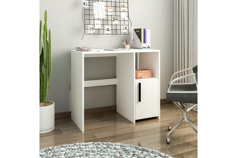 Brenn Skrivbord 45x90 cm - Vit - Möbler - Bord & matgrupper - Kontorsbord - Skrivbord