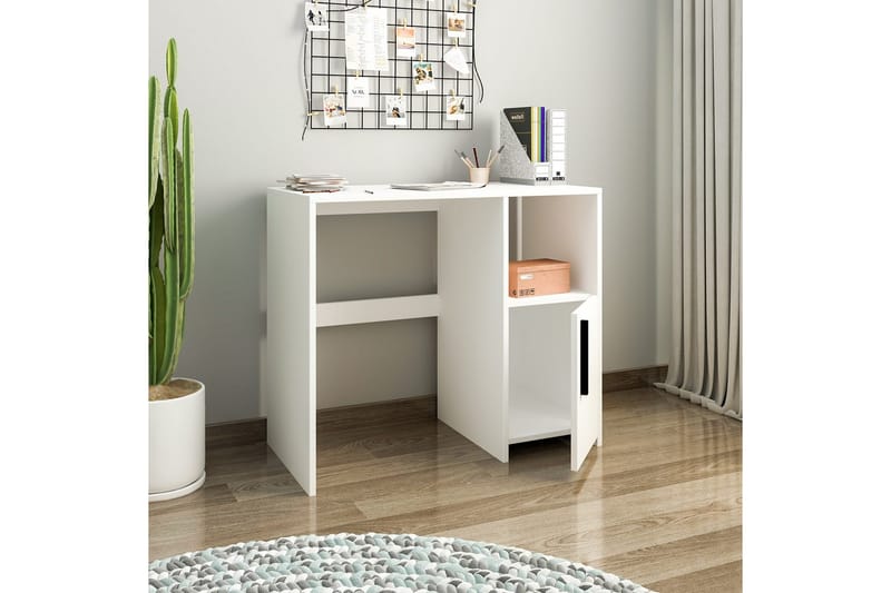 Brenn Skrivbord 45x90 cm - Vit - Möbler - Bord & matgrupper - Kontorsbord - Skrivbord