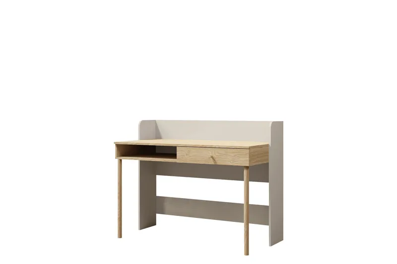 Buhan Skrivbord 60x124 cm, Beige/Brun