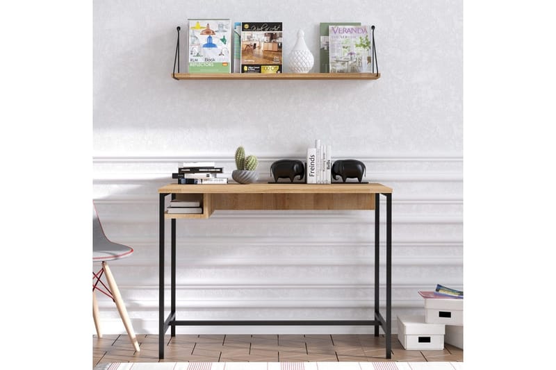 Cadris Skrivbord 60x100 cm - Ek/Svart - Möbler - Bord & matgrupper - Kontorsbord - Skrivbord