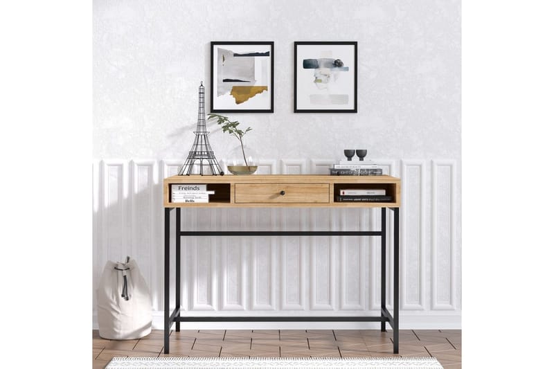 Cladells Skrivbord 60x100 cm - Ek/Svart - Möbler - Bord & matgrupper - Kontorsbord - Skrivbord