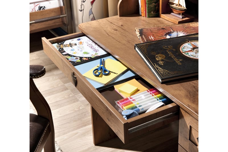 Culliford Skrivbord 117x60 cm Flerfärgad - Hanah Home - Skrivbord
