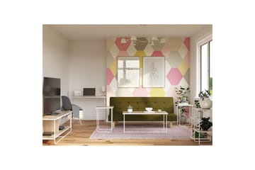 Dante Skrivbord i Trä med Metallstativ - Beige - Möbler - Bord & matgrupper - Kontorsbord - Skrivbord
