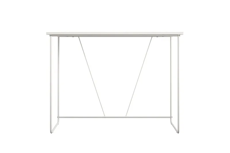 Dante Skrivbord i Trä med Metallstativ, Beige