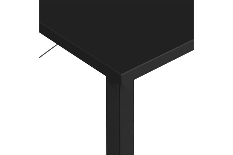 Datorbord svart 80x40x72 cm MDF och metall - Svart - Möbler - Bord & matgrupper - Kontorsbord - Skrivbord