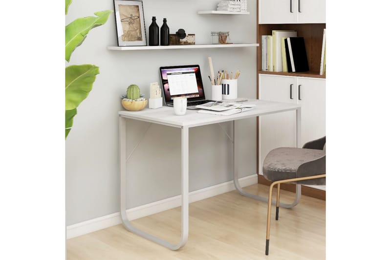 Datorbord vit 110x60x73 cm spånskiva - Vit - Möbler - Bord & matgrupper - Kontorsbord - Skrivbord