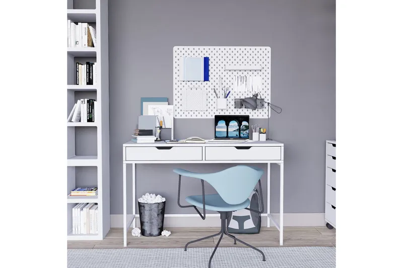 Durusu Skrivbord 55x120 cm - Vit - Möbler - Bord & matgrupper - Kontorsbord - Skrivbord