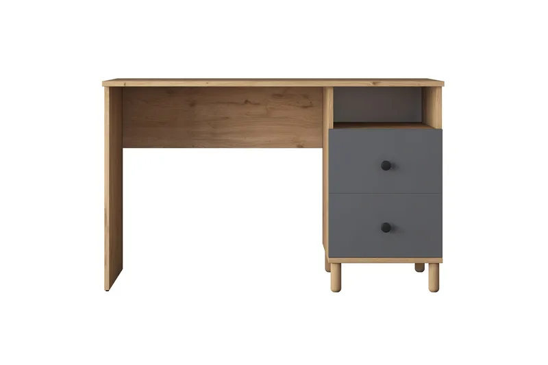 Eireann Skrivbord 50x120 cm, Valnöt/Antracit