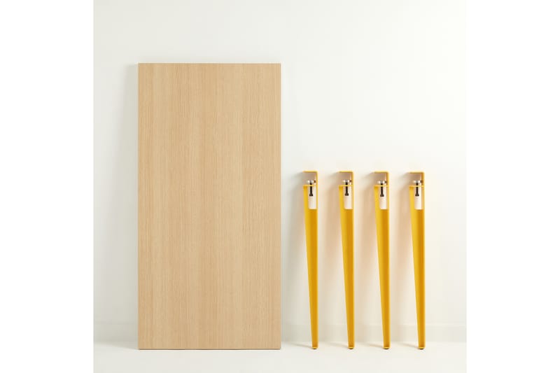 Eridanos Skrivbord 60x120 cm Brun/Gul - Hanah Home - Möbler - Bord & matgrupper - Kontorsbord - Skrivbord