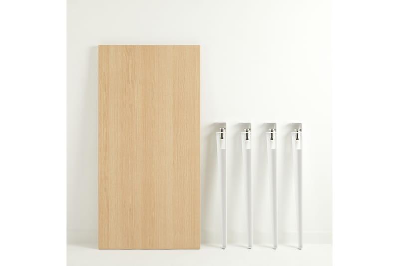 Eridanos Skrivbord 60x120 cm Brun/Vit - Hanah Home - Möbler - Bord & matgrupper - Kontorsbord - Skrivbord