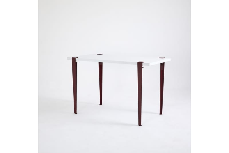 Eridanos Skrivbord 60x120 cm Vit/Röd - Hanah Home - Möbler - Bord & matgrupper - Kontorsbord - Skrivbord