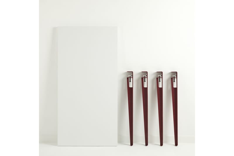 Eridanos Skrivbord 60x120 cm Vit/Röd - Hanah Home - Skrivbord