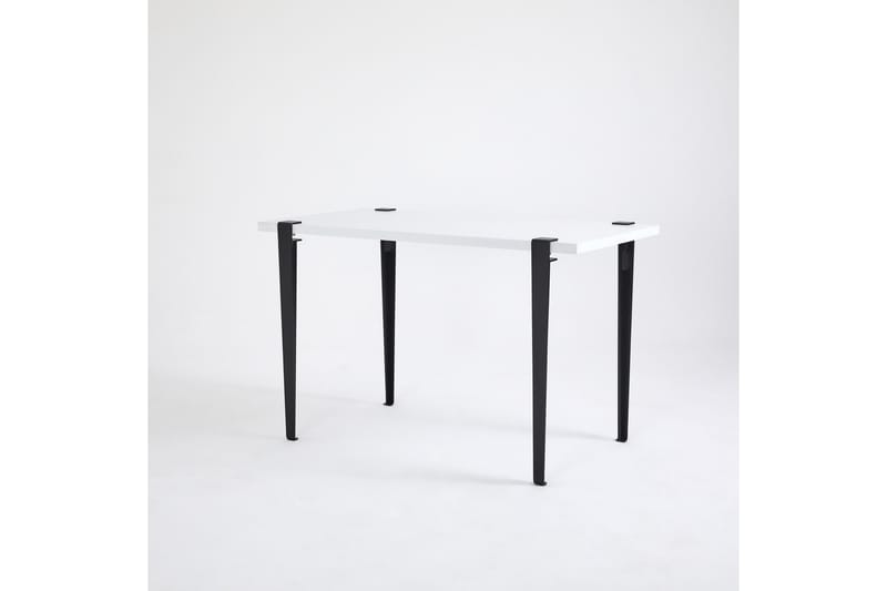 Eridanos Skrivbord 60x120 cm Vit/Svart - Hanah Home - Möbler - Bord & matgrupper - Kontorsbord - Skrivbord