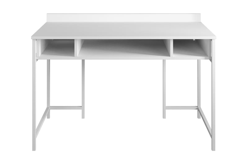 Fagersanna Skrivbord 120 cm med Förvaring Hyllor - Vit - Skrivbord