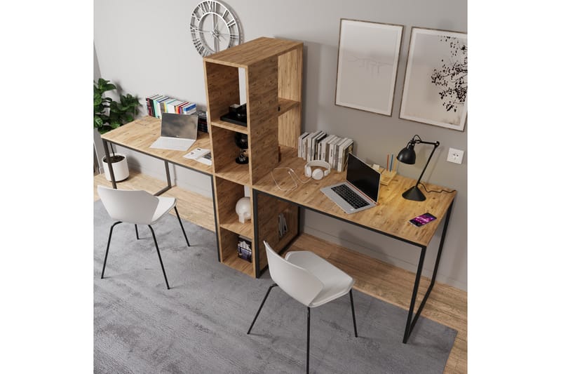 Faisel Skrivbord 60x240 cm - Brun - M�öbler - Bord & matgrupper - Kontorsbord - Skrivbord