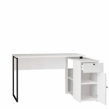 Fenvik Skrivbord 129,8x70x90 cm - Vit - Möbler - Bord & matgrupper - Kontorsbord - Skrivbord