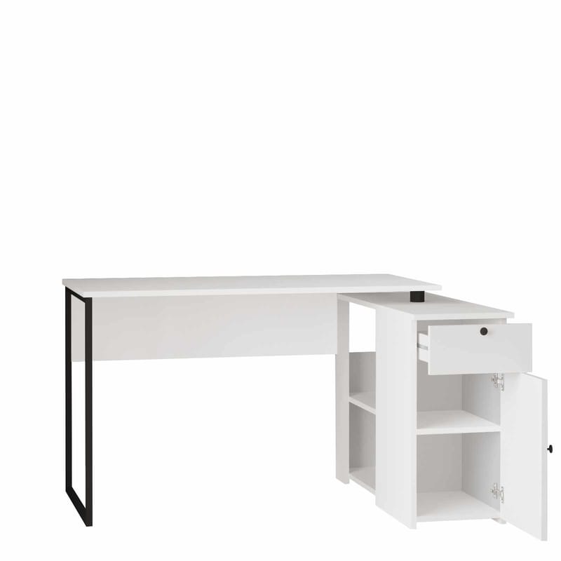 Fenvik Skrivbord 129,8x70x90 cm - Vit - Möbler - Bord & matgrupper - Kontorsbord - Skrivbord