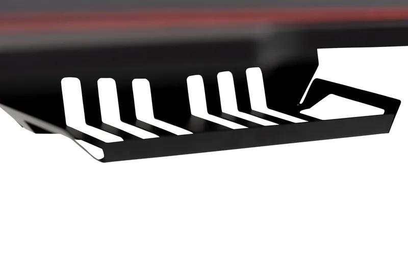 Areni Gamingbord LED-ljus 140 cm med Mugg- & Hörlurshållare - Svart - Möbler - Bord & matgrupper - Kontorsbord - Gamingbord