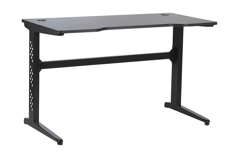 Dexteren Gamingbord 120 cm med LED-belysning - Svart/Svart - Möbler - Bord & matgrupper - Kontorsbord - Gamingbord