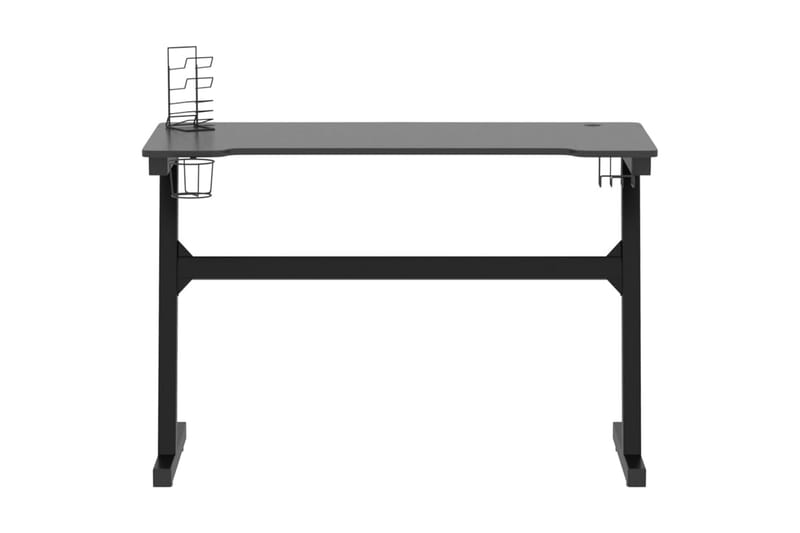Gamingskrivbord LED med Z-formade ben svart 110x60x75 cm - Svart - Möbler - Bord & matgrupper - Kontorsbord - Gamingbord