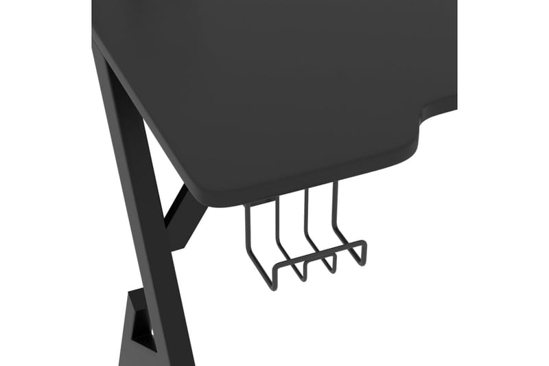 Gamingskrivbord med Y-formade ben svart 110x60x75 cm - Svart - Möbler - Bord & matgrupper - Kontorsbord - Gamingbord