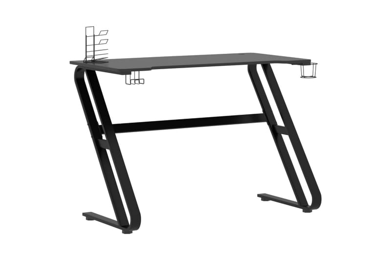 Gamingskrivbord med ZZ-formade ben svart 110x60x75 cm - Svart - Möbler - Bord & matgrupper - Kontorsbord - Gamingbord