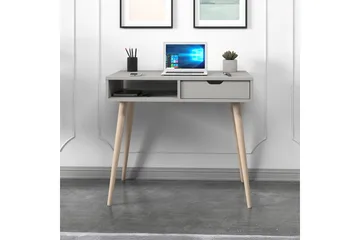 Gerard Skrivbord 60x90 cm - Grå/Natur - Möbler - Bord & matgrupper - Kontorsbord - Skrivbord