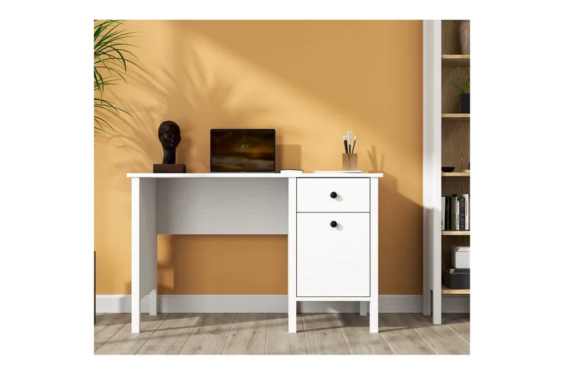 Grado Skrivbord 60x120 cm - Natur/Vit - Möbler - Bord & matgrupper - Kontorsbord - Skrivbord