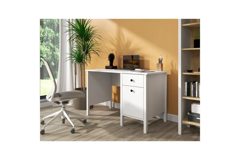 Grado Skrivbord 60x120 cm - Natur/Vit - Möbler - Bord & matgrupper - Kontorsbord - Skrivbord