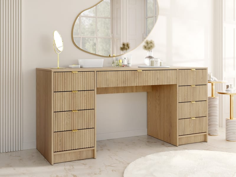 Gudelia Skrivbord 154 cm - brun - Möbler - Bord & matgrupper - Kontorsbord - Skrivbord