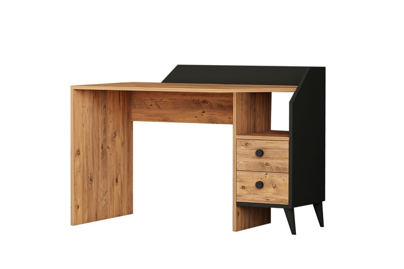 Hafing Skrivbord 120x55 cm Mörkblå/Svart - Hanah Home - Möbler - Bord & matgrupper - Kontorsbord - Skrivbord